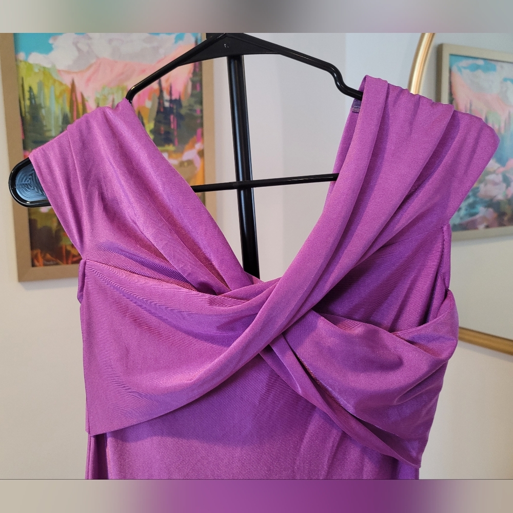 Chic Lavender Dress - Picture 3 of 4